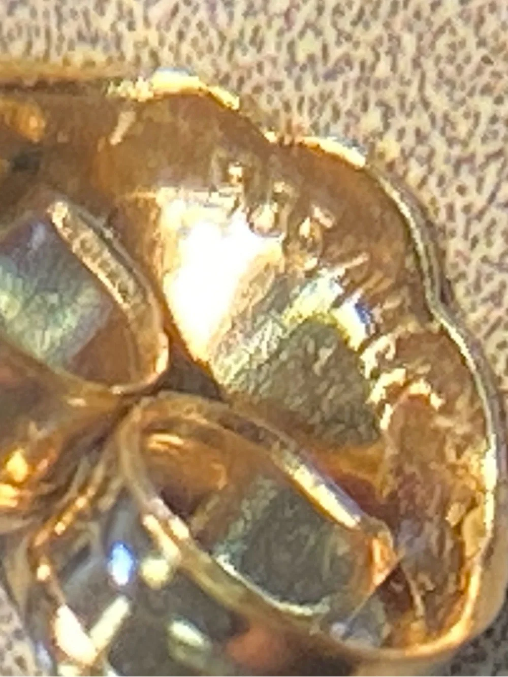 14K Yellow Gold Cubic Zirconia Stud Post Earrings - Picture 5 of 13